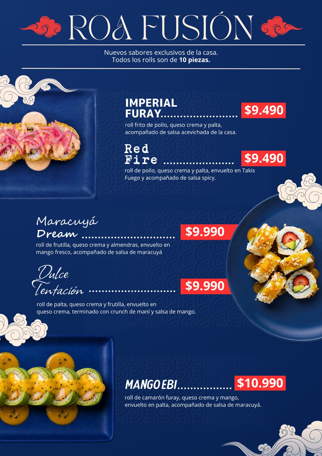 Menú ROA Sushi 5