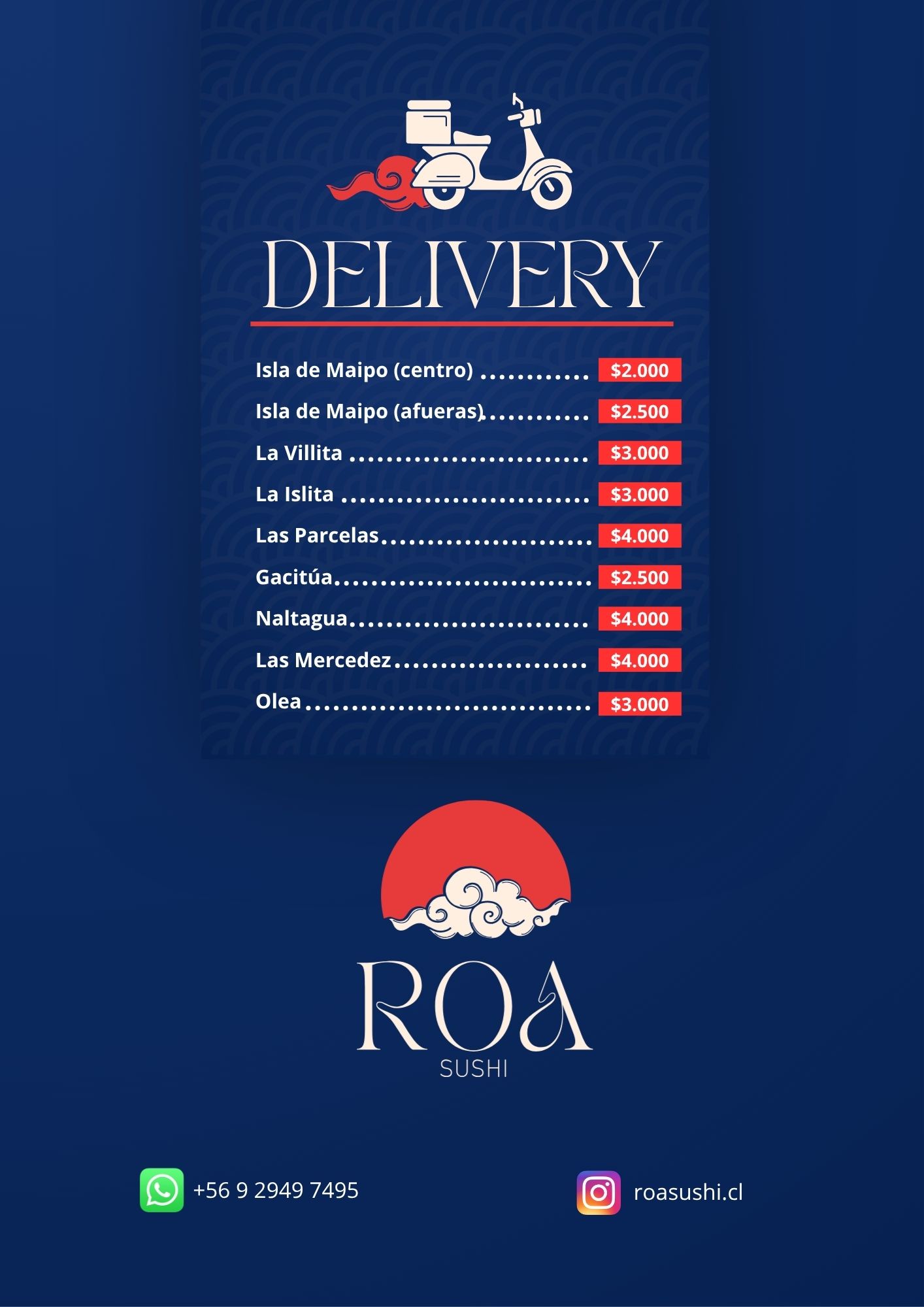 Menú ROA Sushi 8